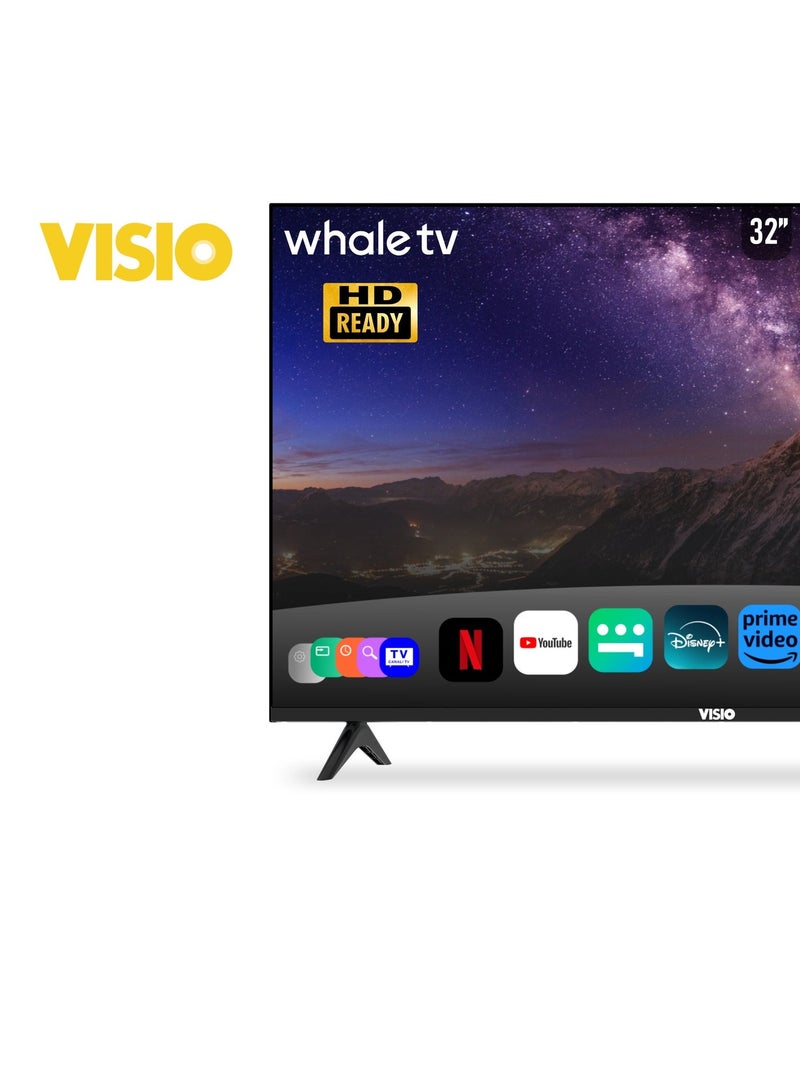 VISIO 32 Inch HD Smart TV, Whale OS, Frameless Design with Built-in Receiver - Black [32VSS22] - Image 4